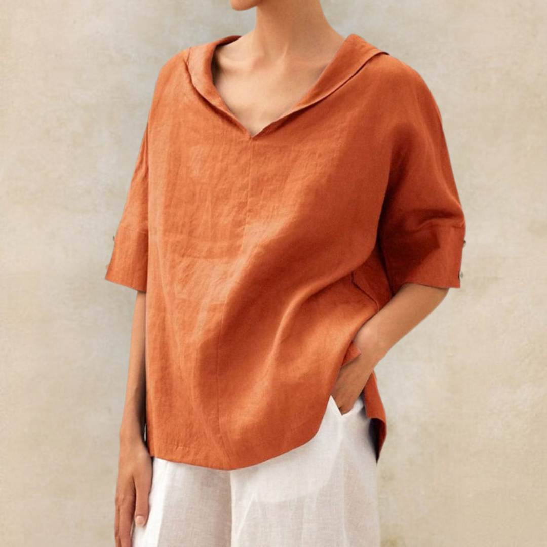Zayna | Relaxed Fit Casual Blouse