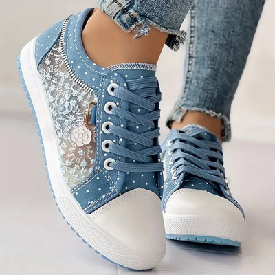Agatha | Floral Support Sneakers