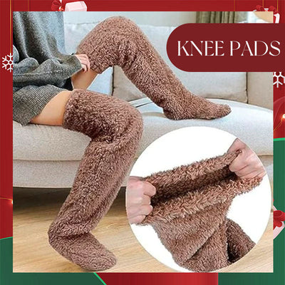Christmas Goose Down Knee Socks