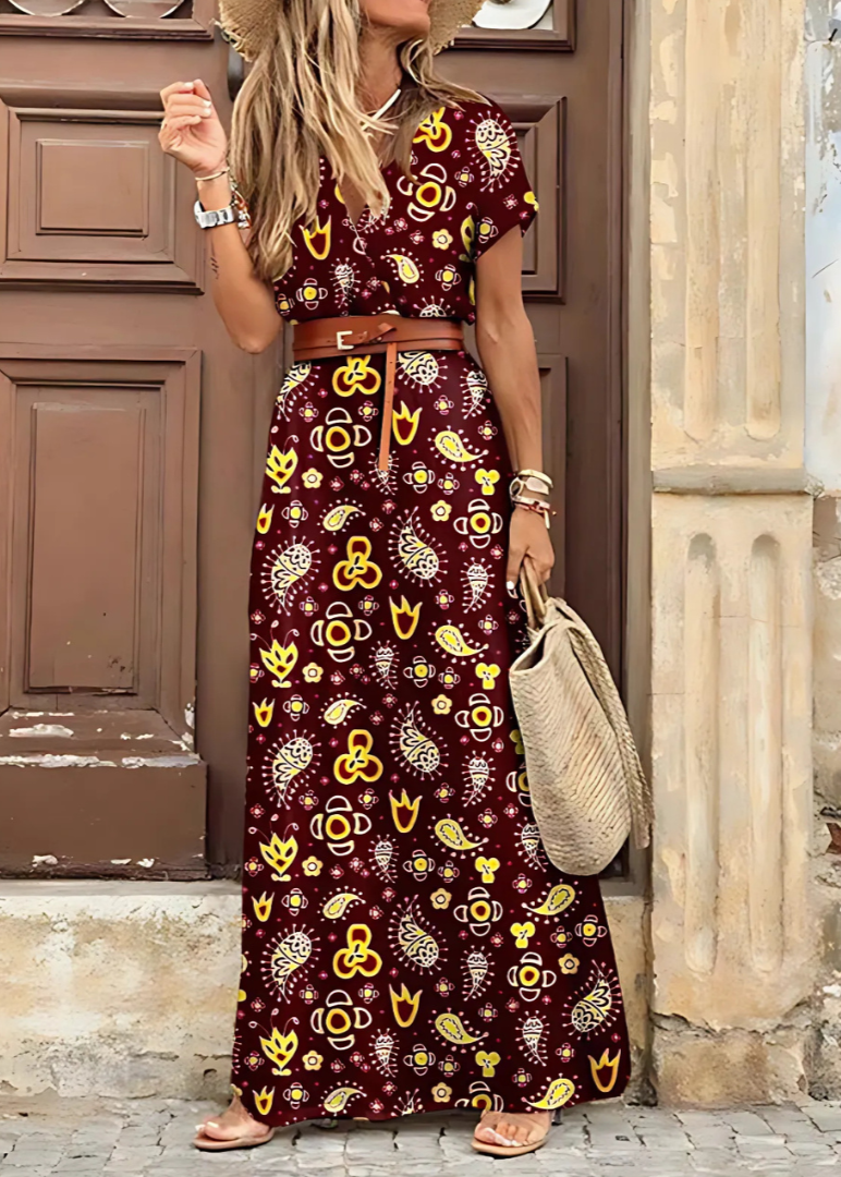 Valeria | Boho Chic Maxi Dress