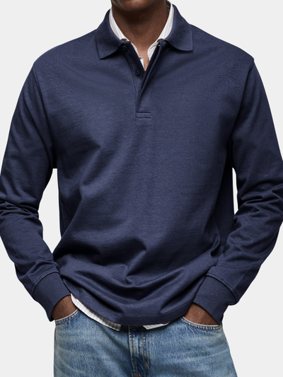 Rafael | Luxury Long Sleeve Polo