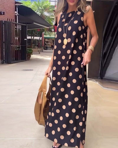 Senna | Elegant Sleeveless Slit Dress