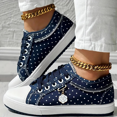 Agatha | Floral Support Sneakers