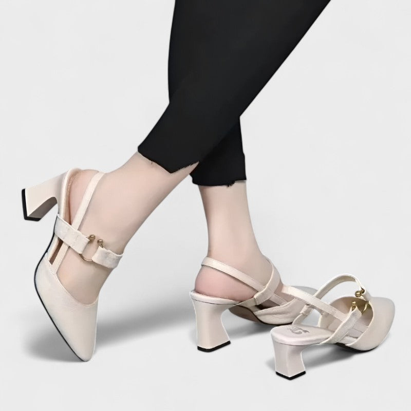 Medusa | Sculpted Slingback Heels