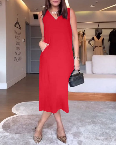 Skyla | Relaxed Fit Slit Dress