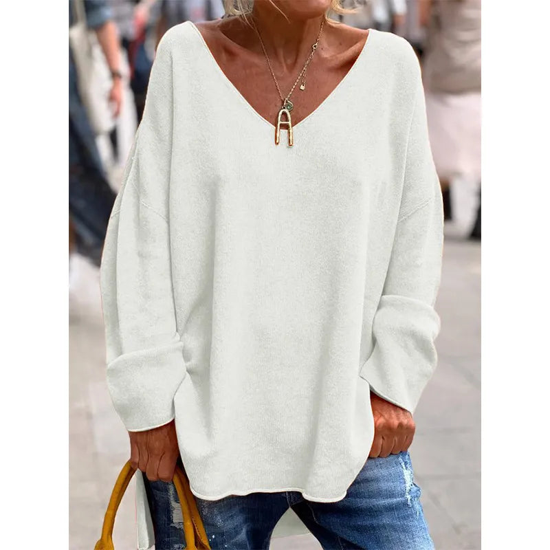 Paula | Modern V-Neck Blouse