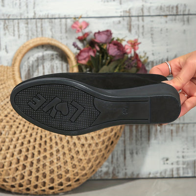 Cheryl – Comfortable Wedge Heel Ballerinas