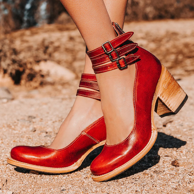 Veronica | Ankle-Strapped Vintage Shoes