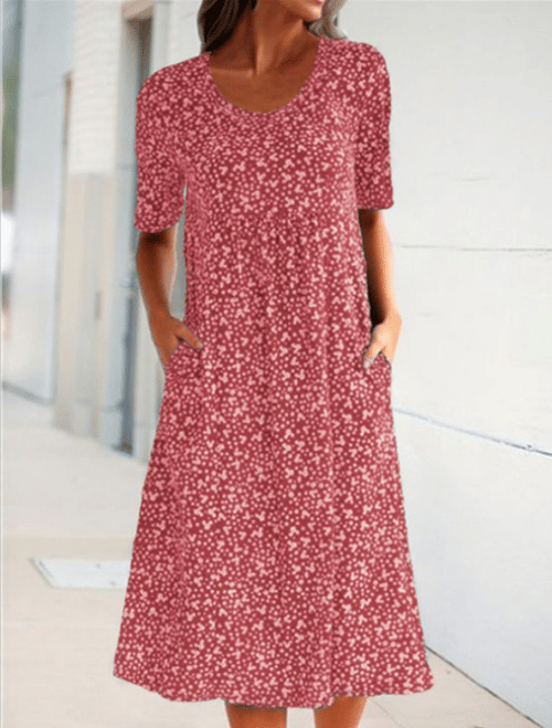 Khenzlie | Chic Floral Pocket Dress