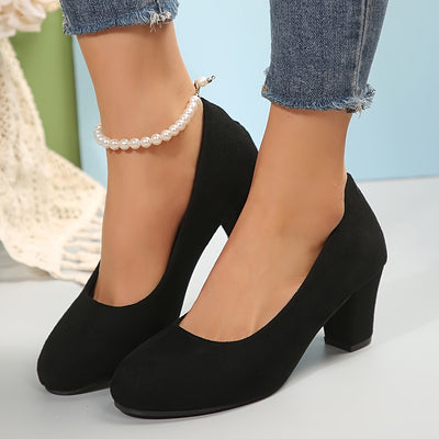 Jennifer – Wide Toe Pumps with Stable Heel for Pain-Free Comfort