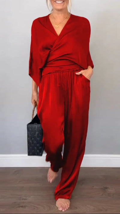 Vita | Casual V-Neck Set