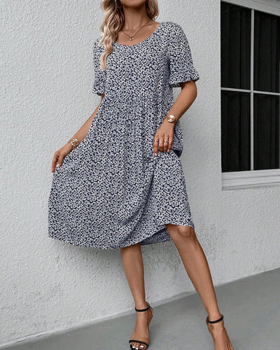 Brenda | Floral Charm Midi Dress