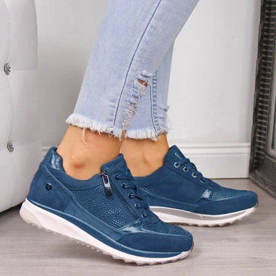 Greya | Comfortable Zip-Up Orthopedic Sneakers