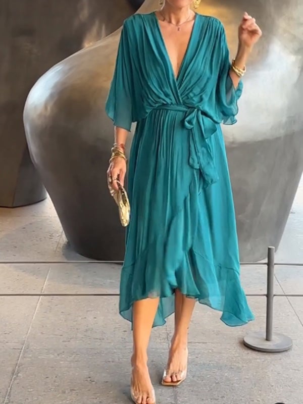 Syla | Cozy Flowing Maxi Dress