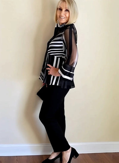 Mandy | Effortless Stripe Set