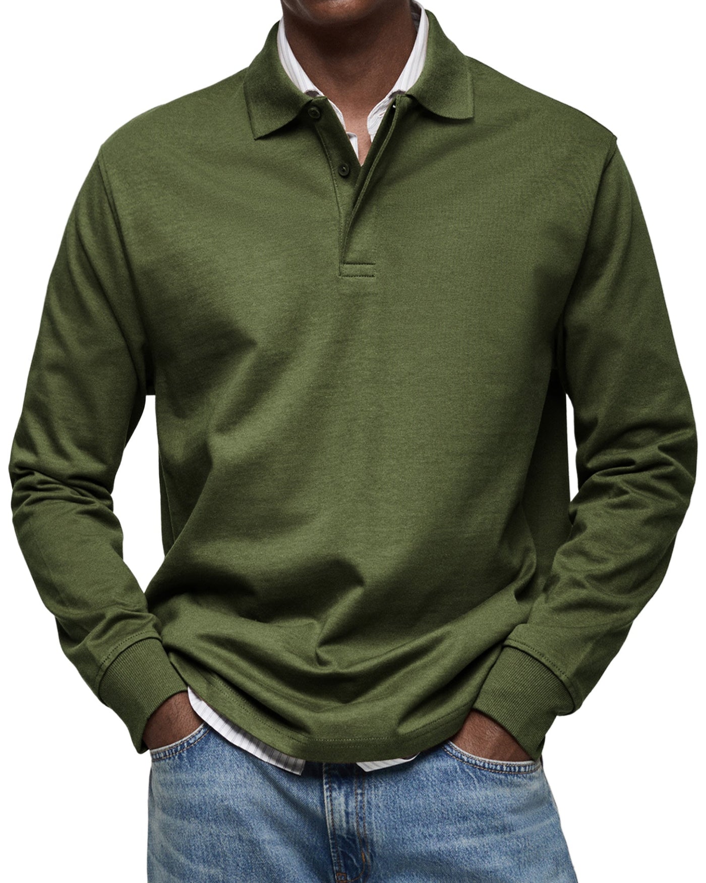 Rafael | Luxury Long Sleeve Polo
