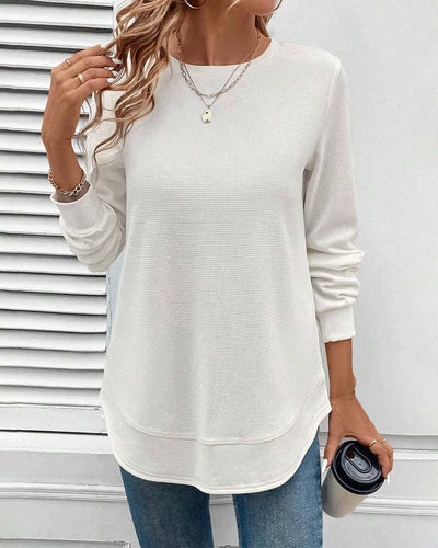 Zyana | Simple Round Neck Top