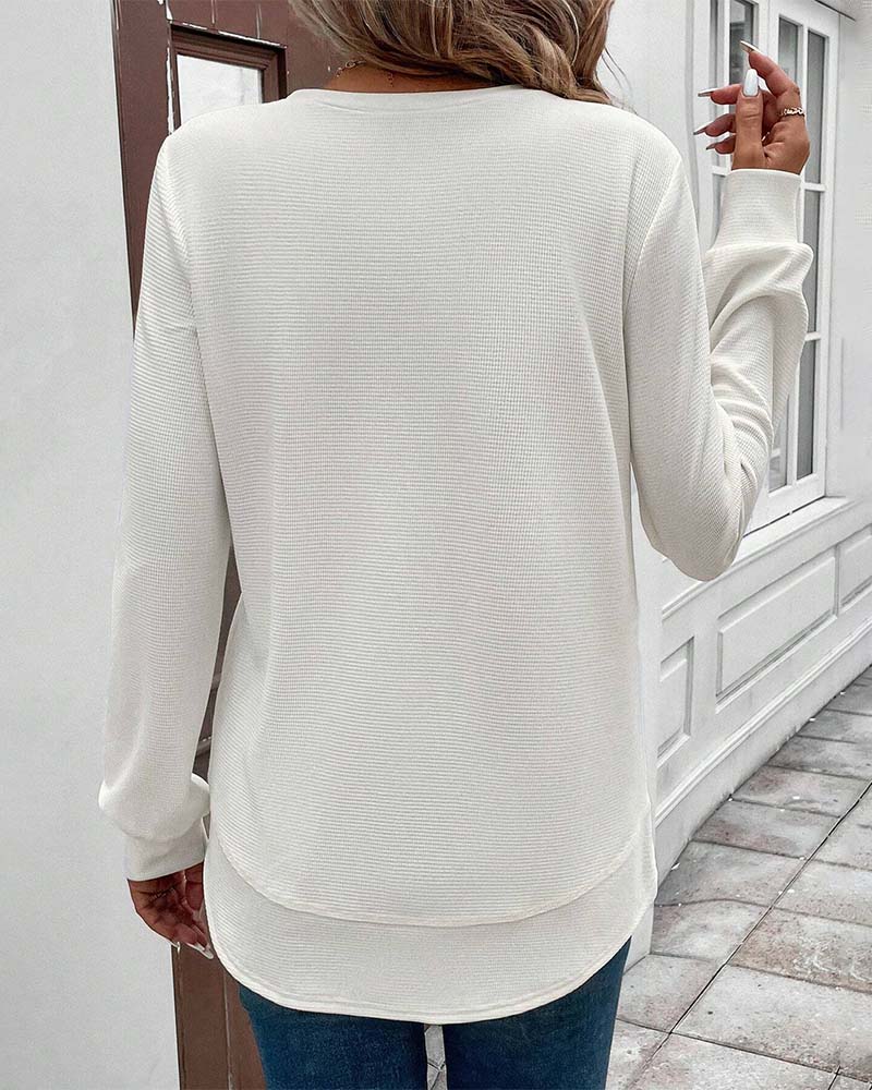 Zyana | Simple Round Neck Top