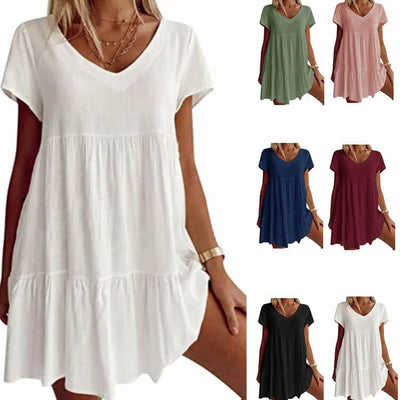 Shirley | Chic and Casual V-Neck Dress