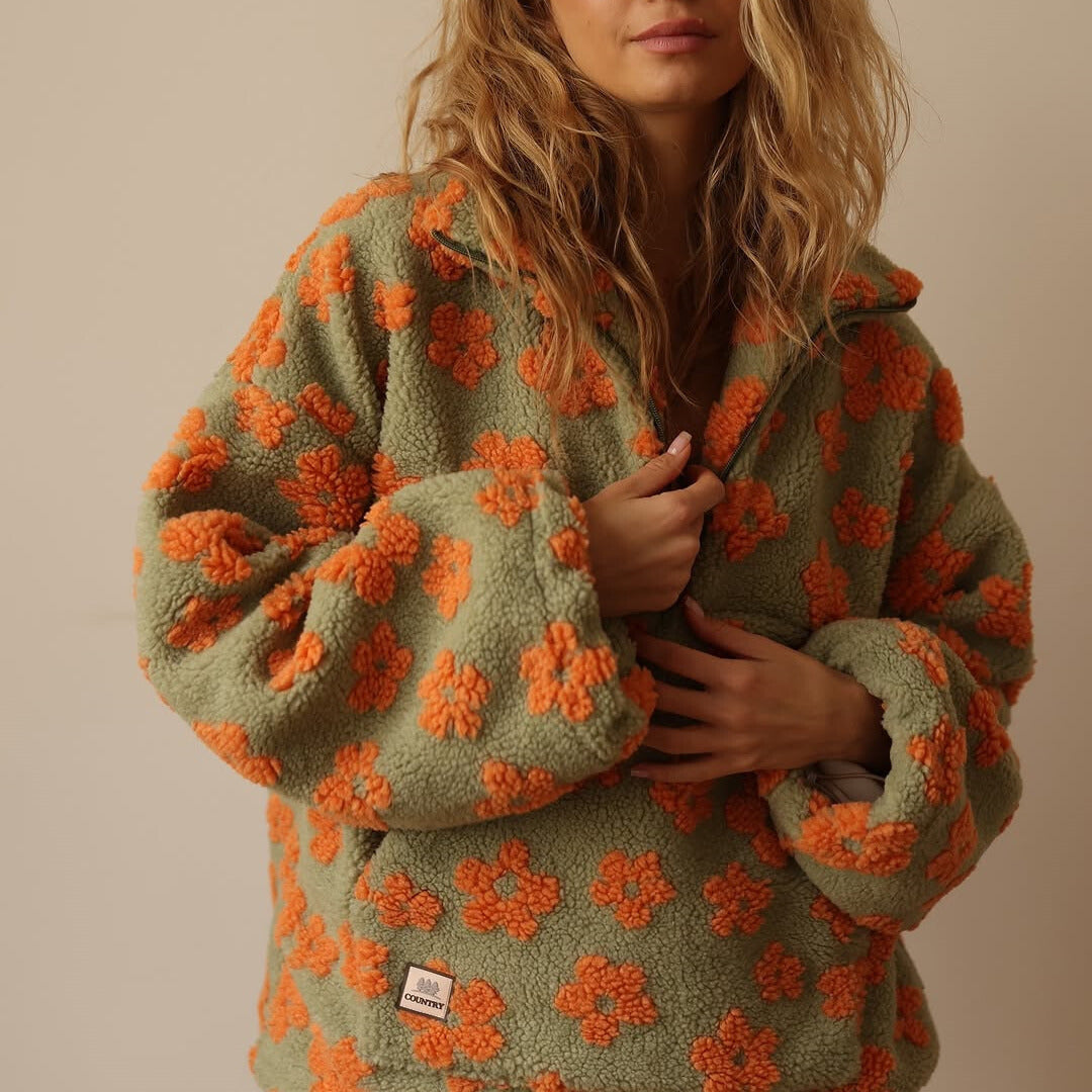 Maite | Bohemian Fleece Sweater