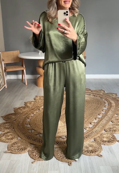 Sophie | Classic Crew Neck Two-Piece Set