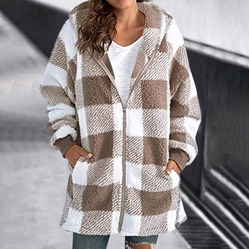 Priya | Chic Plaid Jacket