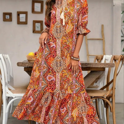 Reanna | Summer Bloom Boho Dress