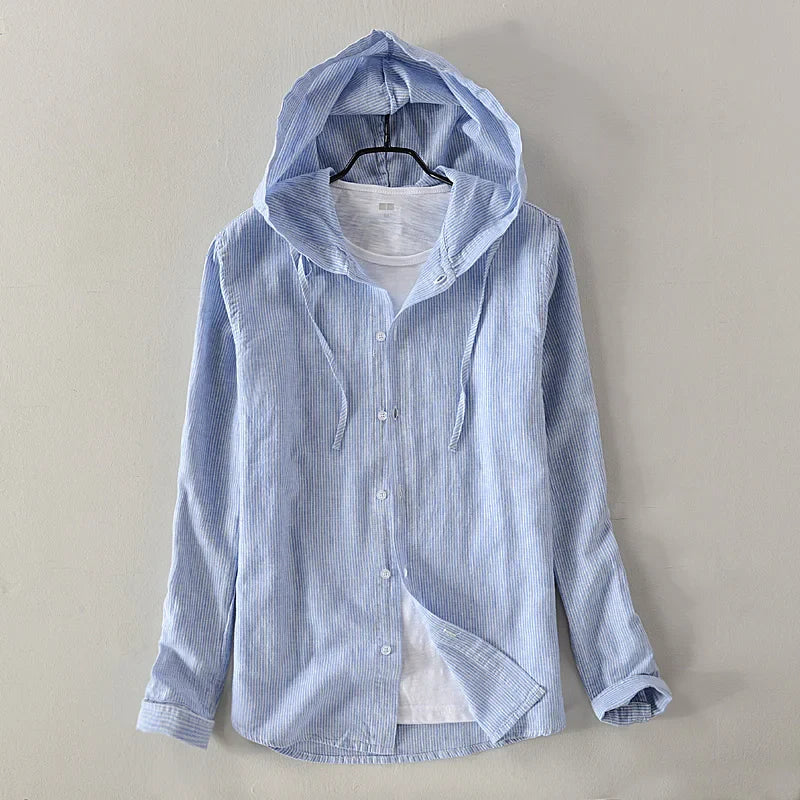 Sundown Hooded Button-Up