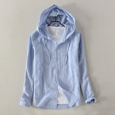 Sundown Hooded Button-Up