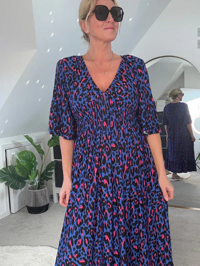 Sabella | Printed Pleat Dress