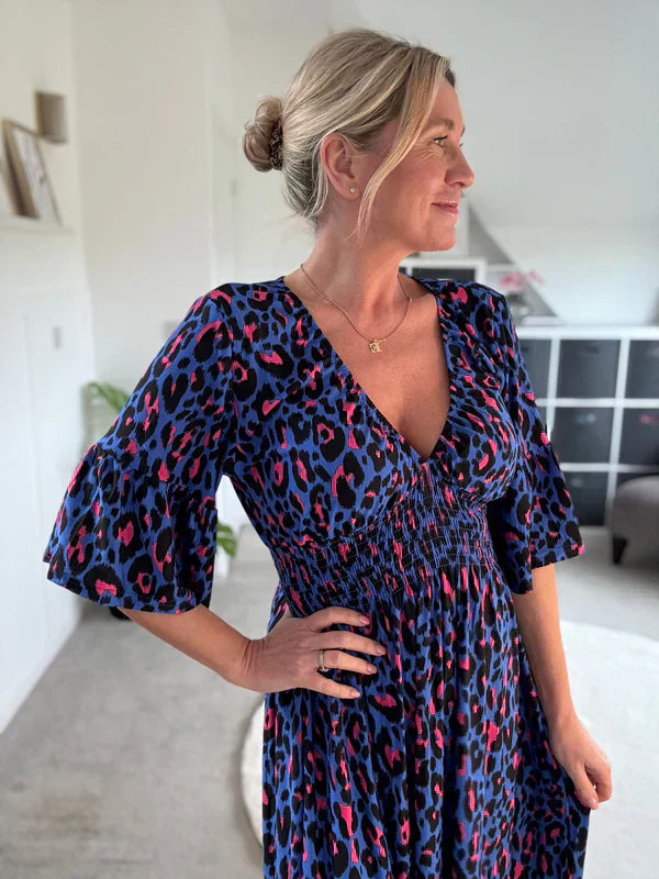 Sabella | Printed Pleat Dress