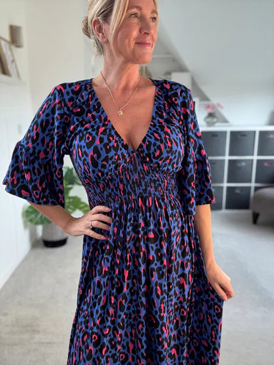 Sabella | Printed Pleat Dress