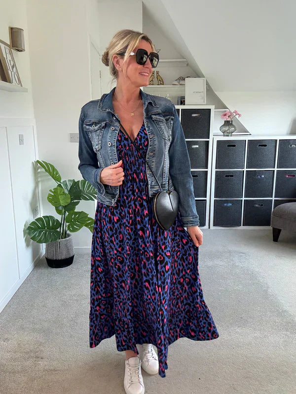 Sabella | Printed Pleat Dress