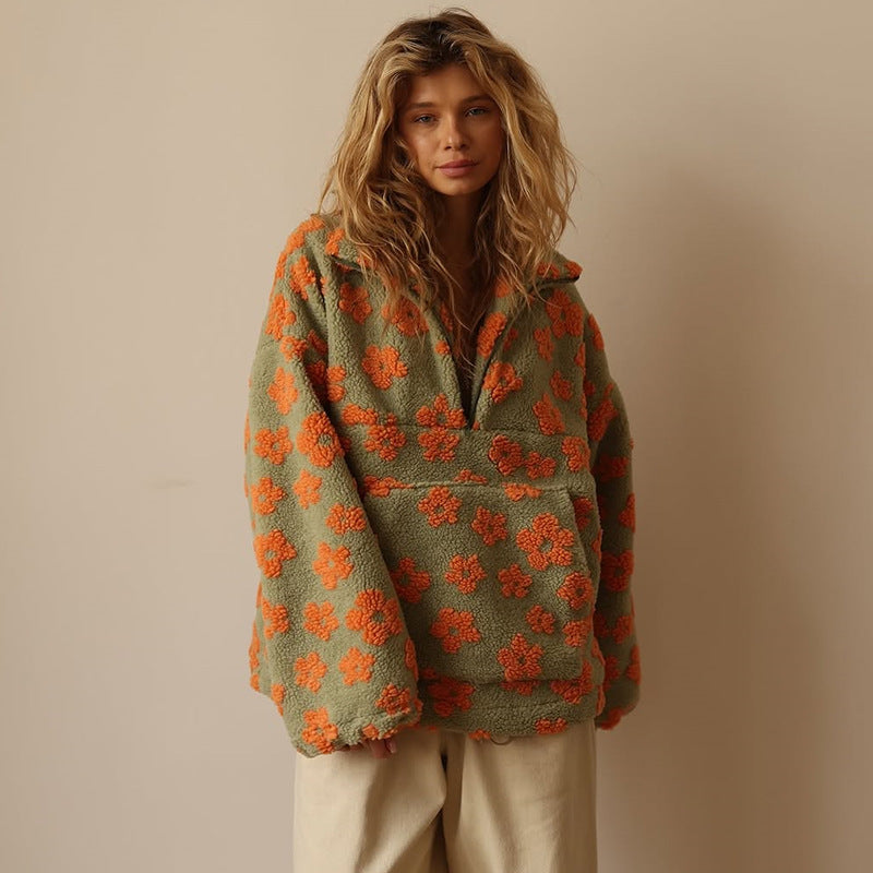 Maite | Bohemian Fleece Sweater
