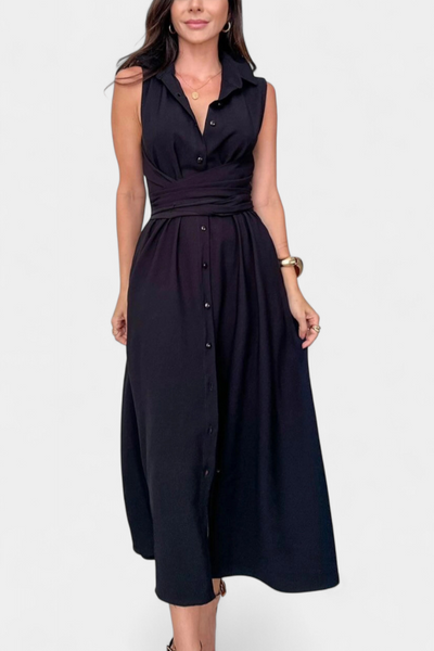 Melina | Fashion Buttoned Shirt Dress