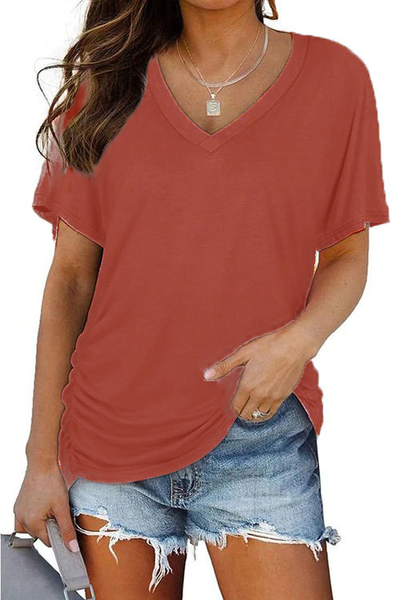 Wynessa | Classic V-Neck Tee Top