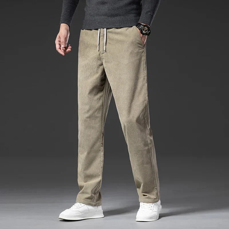 Afonso Corduroy Drawstring Slacks