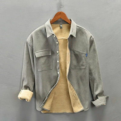 Everest Lined Long Sleeve Button-Up