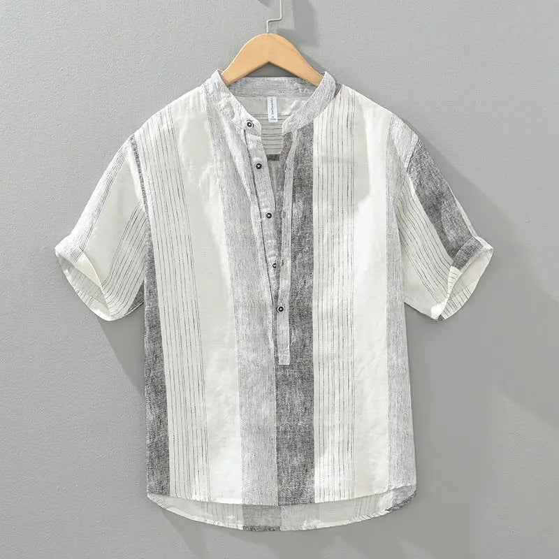 Seaborn Striped Half-Placket