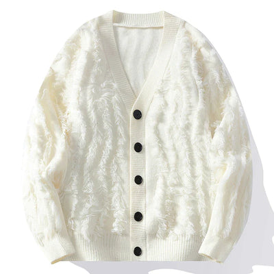 La Salle Heavy Brushed Cardigan