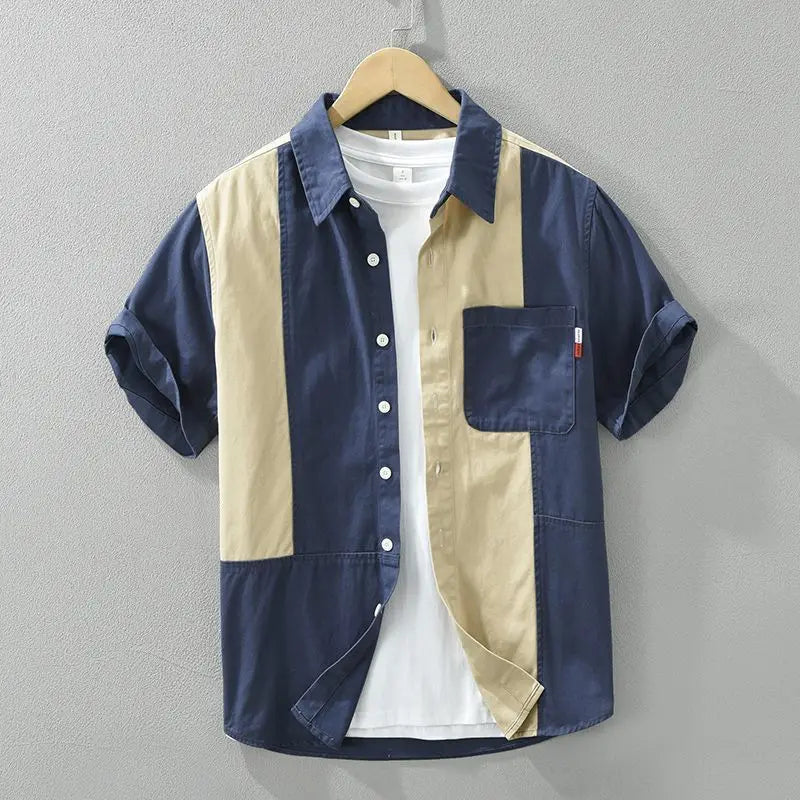Larkspur Panel Pop Short Sleeve