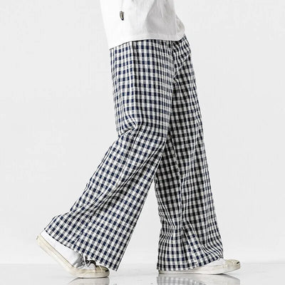 Gingham Check Trousers