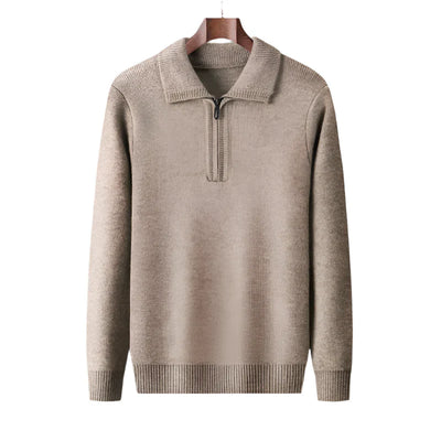 Zael Cashmere Quarter-Zip