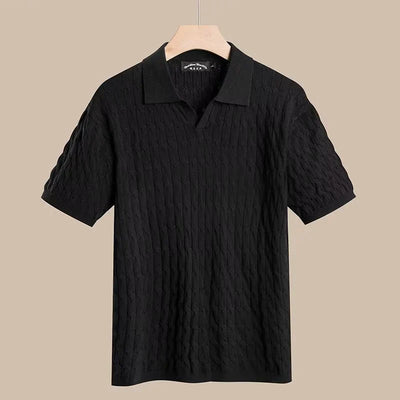 Virtuoso Ribbed Slim-Fit Polo