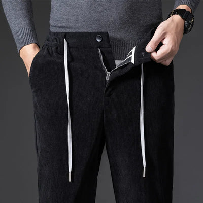 Afonso Corduroy Drawstring Slacks