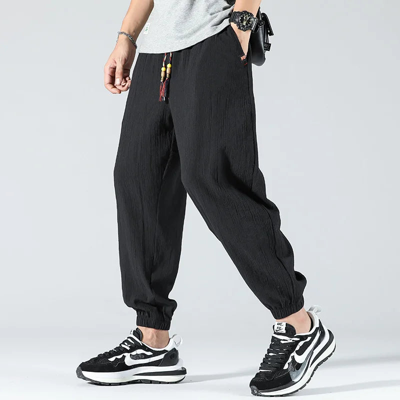 Elliot Relaxed-Fit Linen Pant