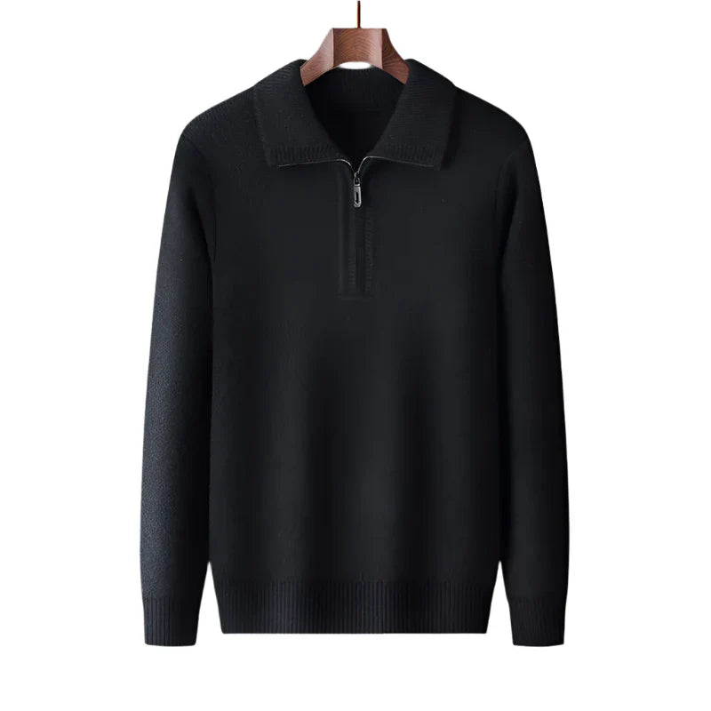 Zael Cashmere Quarter-Zip