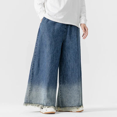 Higgins Baggy Ombré Washed Jeans