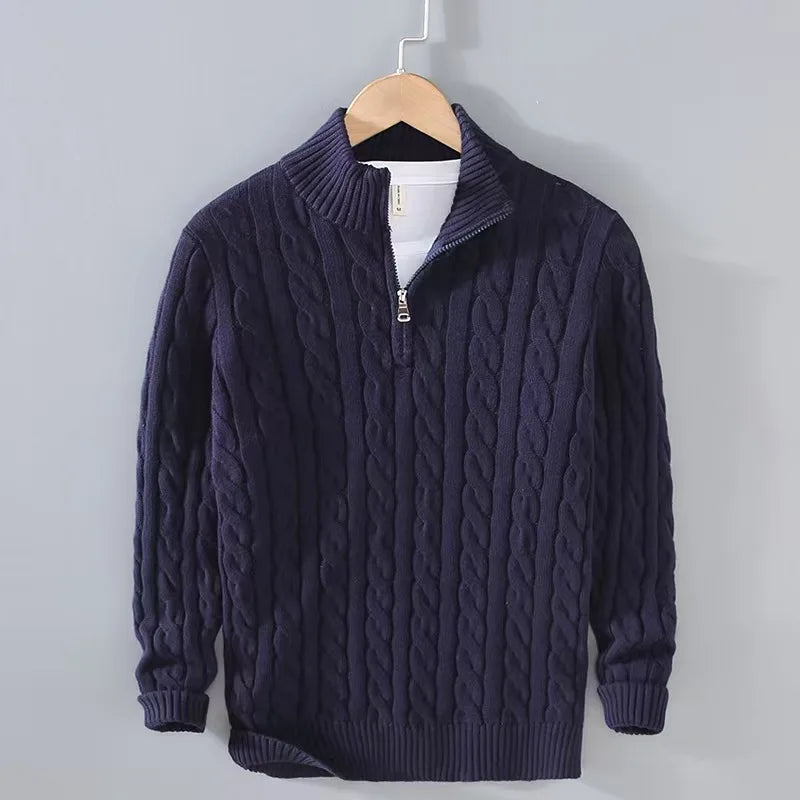 Lavelle Cable Knit Quarter Zip