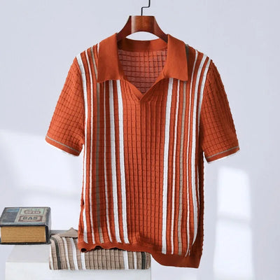 Collezione Waffle-Knit Polo
